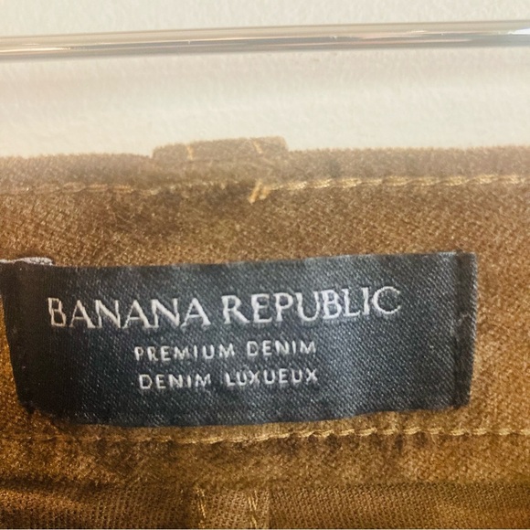 BANANA REPUBLIC Sz 29S Velvet High Rise 5 Pockets Flare Pants - Picture 5 of 15